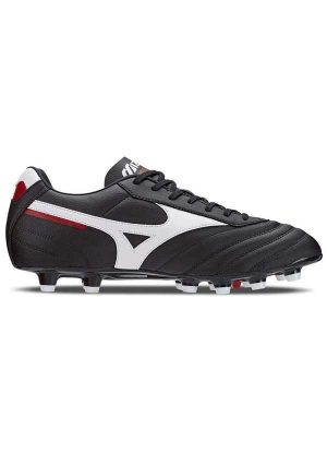 Chuteira Mizuno Campo Morelia Classic Md - Preto e Branco