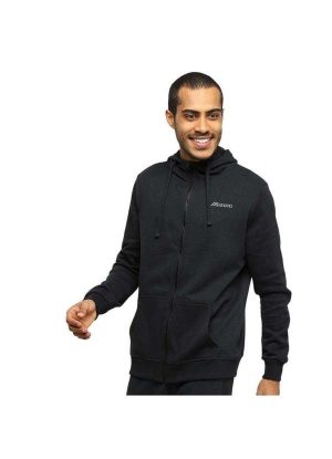 Moletom Mizuno Zipper Mzn Masculino - Preto