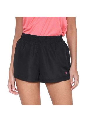 Short Mizuno New Runner Feminino - Preto e Roxo