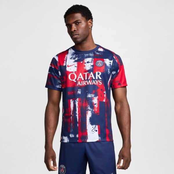 Camiseta Nike Paris Saint-Germain Academy Pro Masculina Pre Match