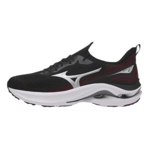 Tênis Masculino Running Mizuno Pto/Verm Zest 2 101117117-172