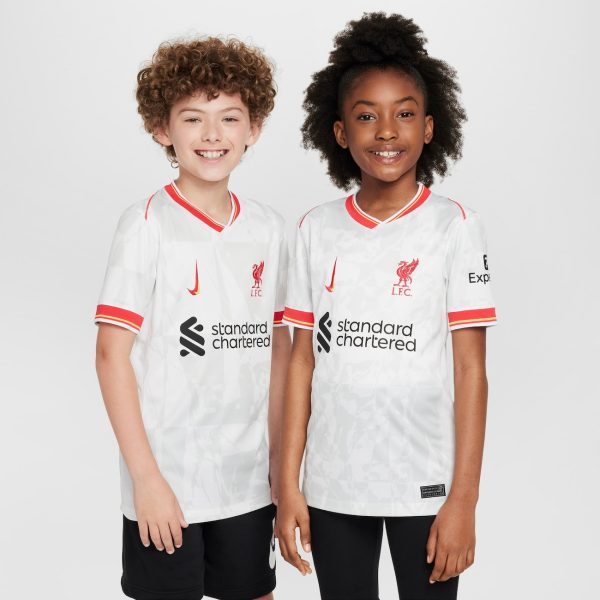 Camisa Nike Liverpool I 2024/25 Torcedor Pro Infantil