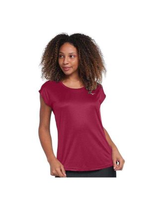 Camiseta Mizuno Sportwear Feminina Vermelho