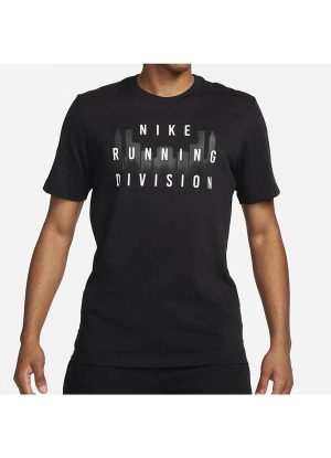 Camiseta Nike Dri-Fit Running Division Masculina - Preto Preto