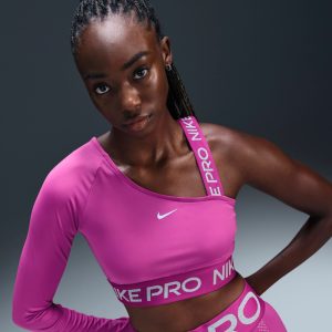 Camiseta Nike Pro Cropped Shine Feminina