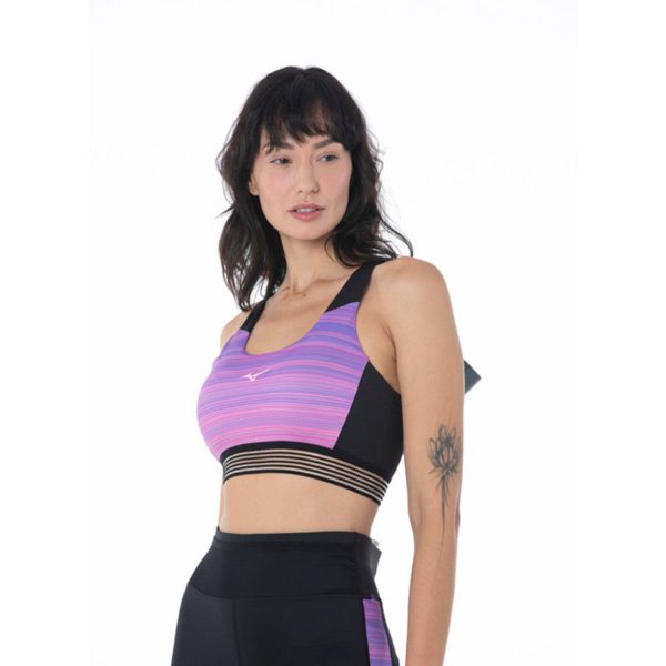 Top de Treino Feminino Mizuno High M Preto