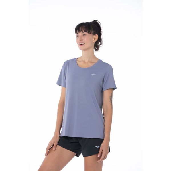 Camiseta de Treino Feminina Mizuno PRO UV M Roxo