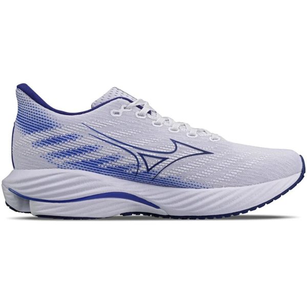 Tênis Mizuno Wave Rider 28 - Masculino - Branco-Azul