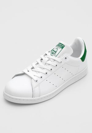 Tênis adidas Originals de Couro Stan Smith Branco