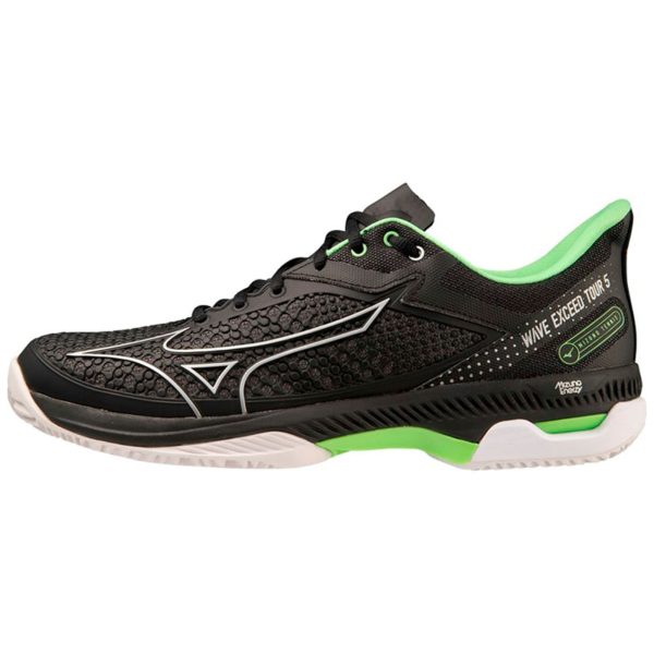 Tênis de Tennis Unissex Mizuno Exceed Tour 5 Clay Court 41 Preto