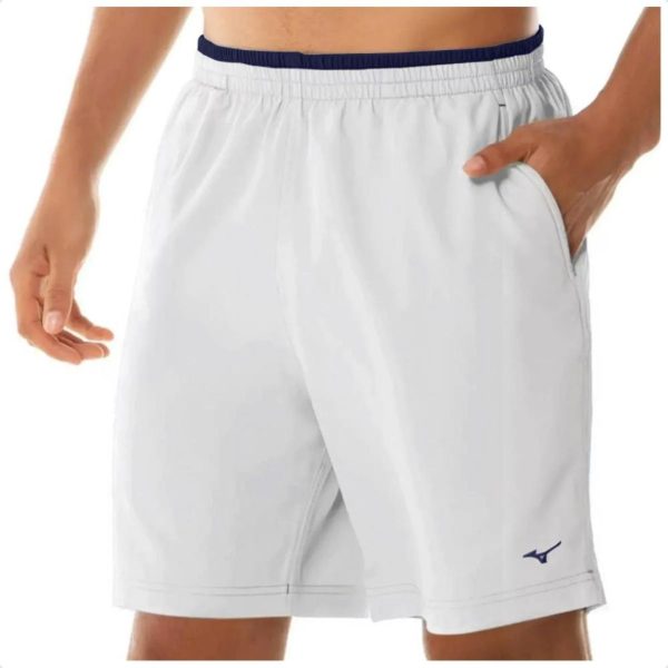 Bermuda Mizuno Tennis Master M 7" Masculina Branco"