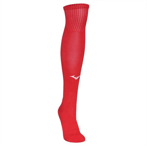 Meião de Futebol Unissex Mizuno Morelia 39-42 Vermelho