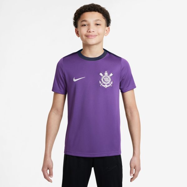 Camisa Nike Corinthians Treino 2025 Infantil