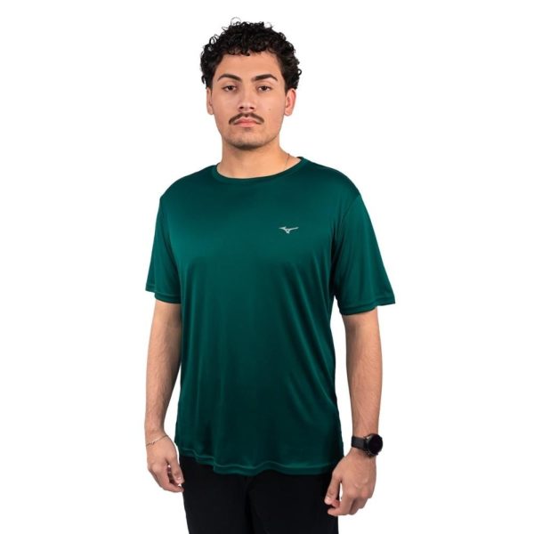 Camiseta Mizuno Masculina Spark 2 Verde