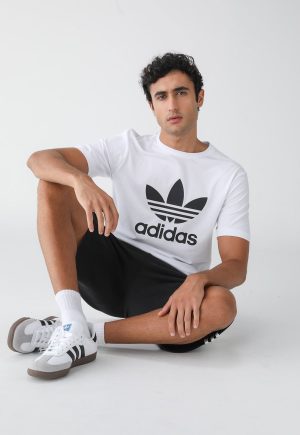 Camiseta adidas Originals Trefoil Branca