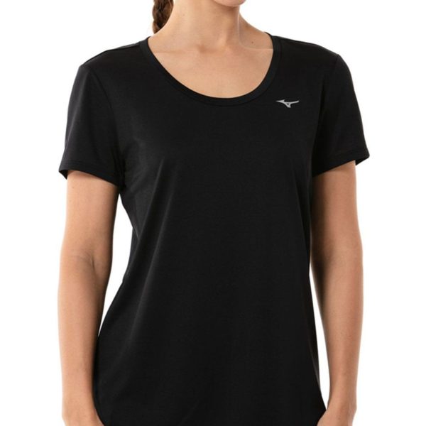 Camiseta de Treino Feminina Mizuno Nirvana GG Preto