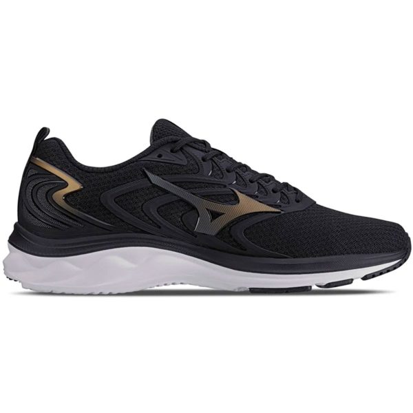 Tênis Mizuno Space 4 - Masculino - Preto-Branco