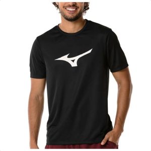 Camiseta Mizuno Run Spark M Masculina Preto