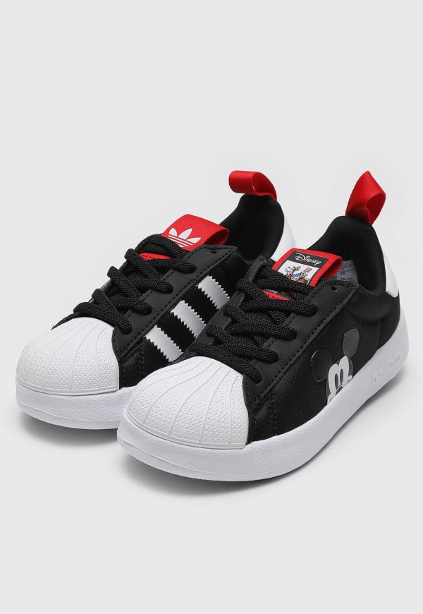 Infantil - Tênis Adidas Originals Adifom Superstar 360 × Disney Preto