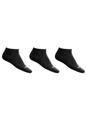 Meia Mizuno sem Cano Kit 3 pares Mz24 Preto