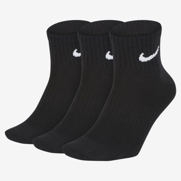 Meia Nike Everyday Lightweight 3 Pares Preto