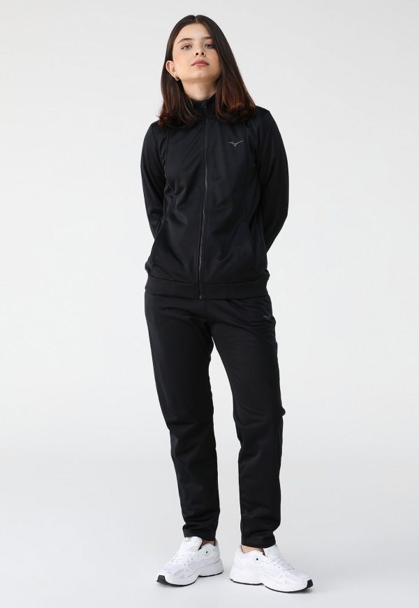 Agasalho Mizuno Longo Basic Root Preta