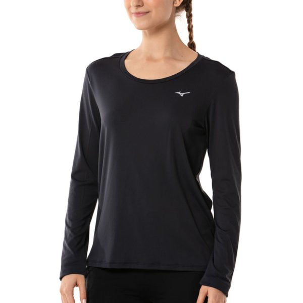Camiseta Manga Longa de Corrida Feminina Mizuno Nirvana