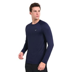 Camiseta Manga Longa de Treino Masculina Mizuno Pro Uv +50