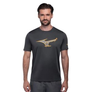 Camiseta Mizuno Energy Stamp Masculina - Grafite - mizuno