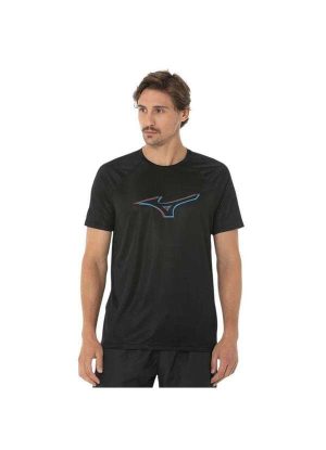 Camiseta Mizuno Run Easy 4 Masculina Preto