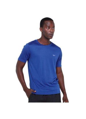 Camiseta Mizuno Run Spark 2 Masculina Azul