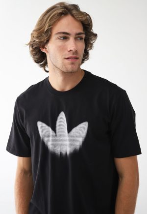 Camiseta adidas Originals Reta Skeleton Tr Preta