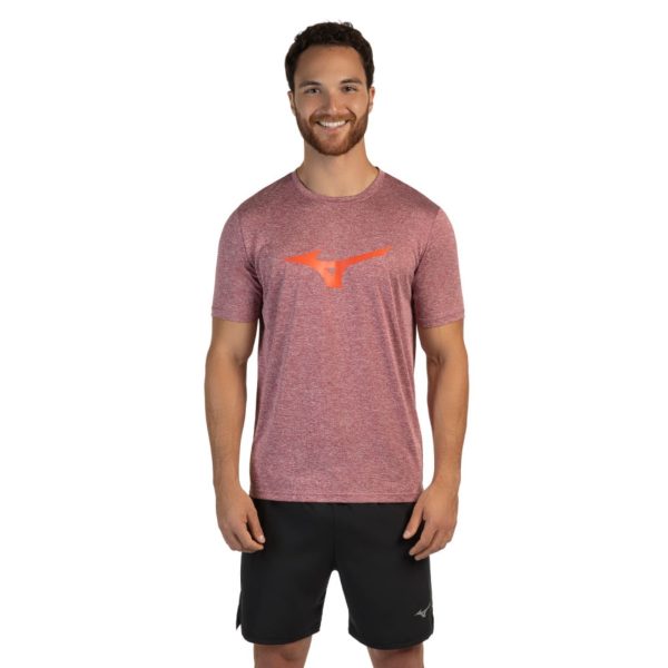 Camiseta de Corrida Masculina Mizuno Run Spark 2 Mescla