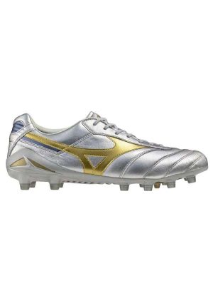 Chuteira Campo Mizuno Morelia Dna Japan Prata