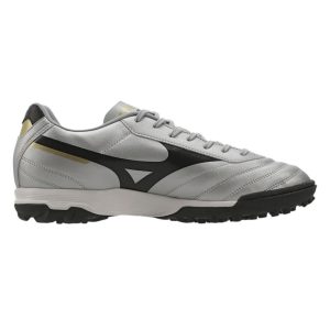 Chuteira Society Mizuno Morelia Classic AS - Prata - mizuno