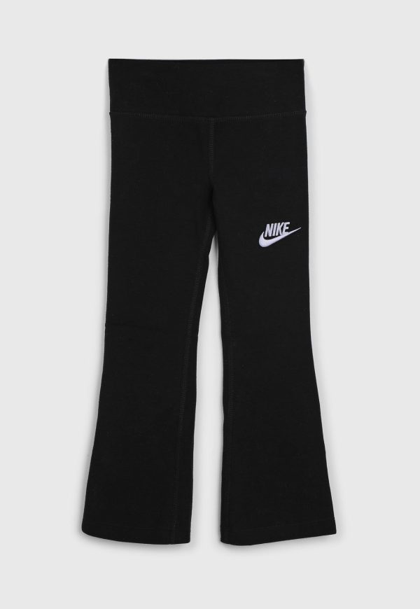 Infantil - Calça Flare Nike Logo Preta