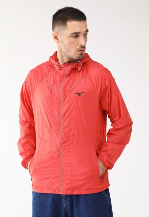 Jaqueta Corta Vento Mizuno High Coral