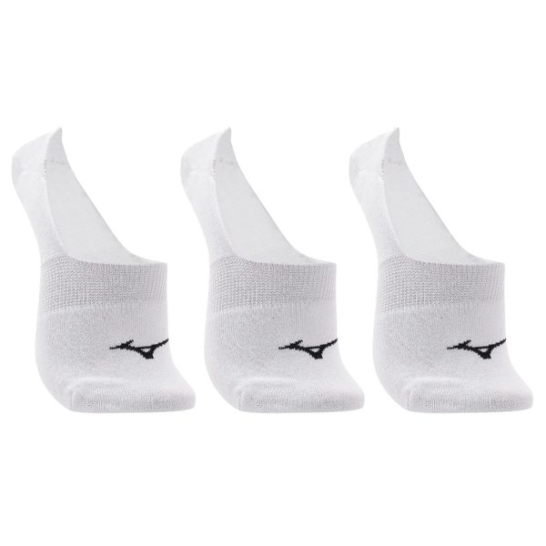 Meia Cano Invisível Mizuno Basic - Pacote Com 3 Pares