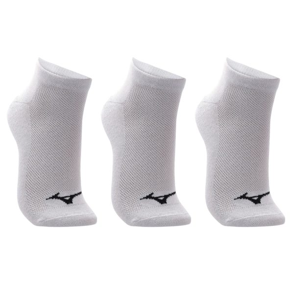 Meia Sem Cano Mizuno Basic - Pacote Com 3 Pares