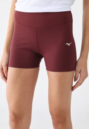 Short Ciclista Mizuno Ajustada Essence Vinho