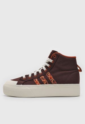 Tênis Adidas Sportswear Bravada Mid Plat Marrom