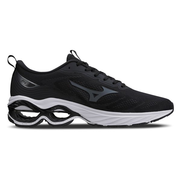 Tênis Mizuno Wave Frontier 15 - Masculino - Preto