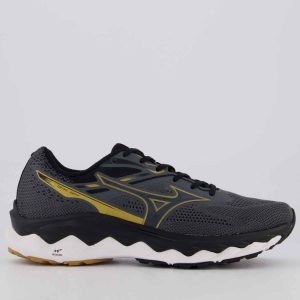 Tênis Mizuno Wave Way 5 Cinza Escuro
