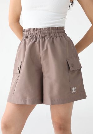 Bermuda adidas Originals Cargo Trefoil Marrom