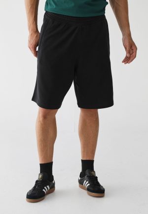 Bermuda de Moletom adidas Originals Reta Essentials Preta