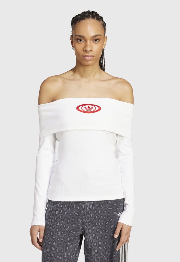 Blusa Canelada adidas Originals Ajustada Campus 2000 Blusa