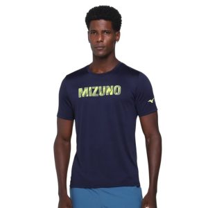 Camiseta Mizuno Energy Stamp Masculina - Azul Marinho - mizuno