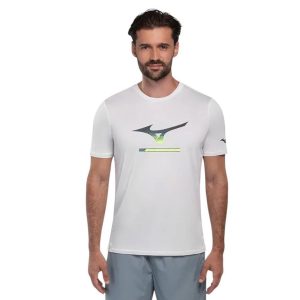 Camiseta Mizuno Energy Stamp Masculina - Branco - mizuno