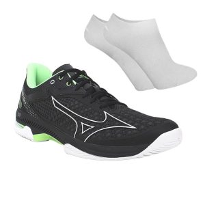 Kit Tênis Mizuno Exceed 5 All Court Masculino + Meia