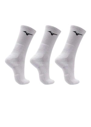 Meia Feminina Mizuno Training Branco Branco